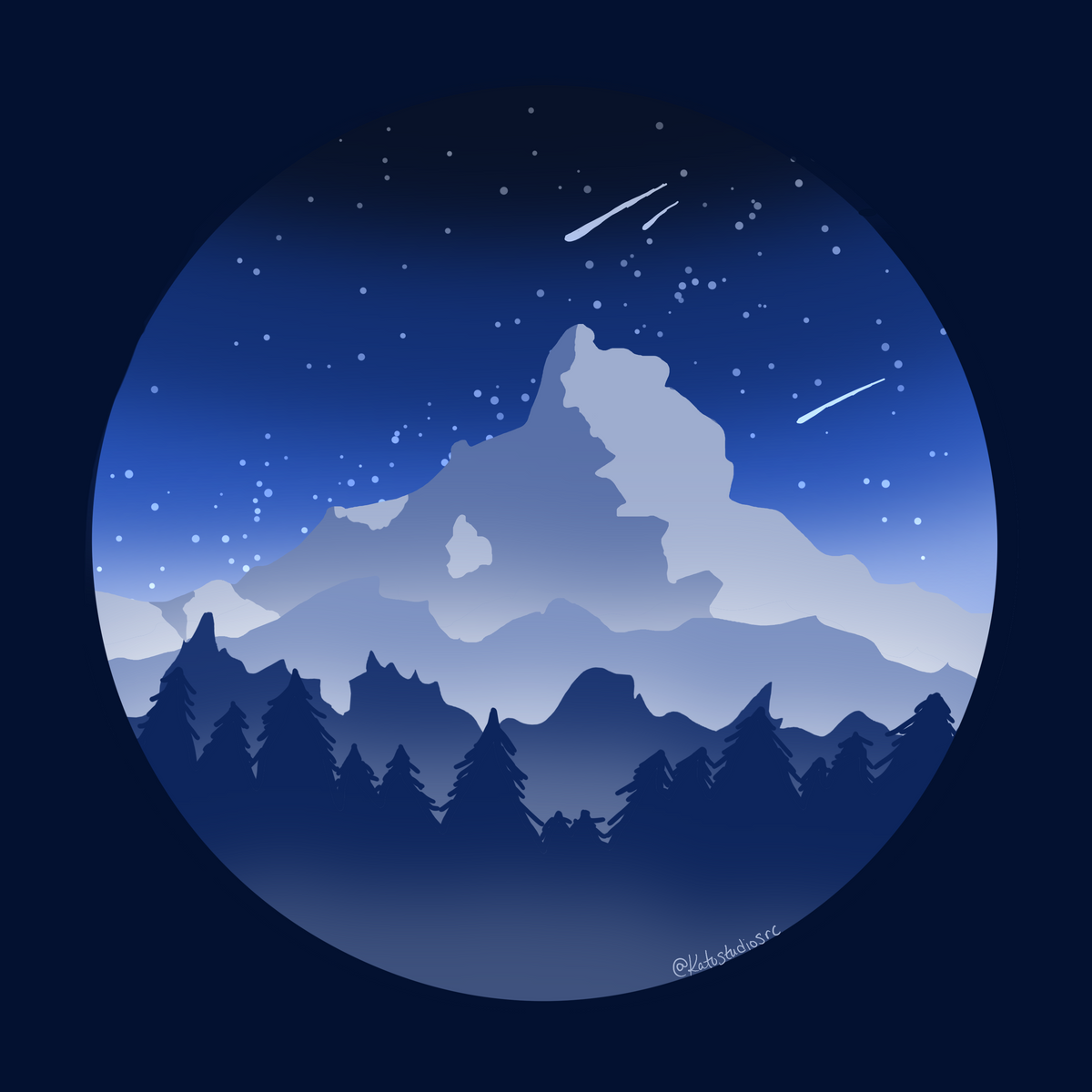Mountain Sky Print