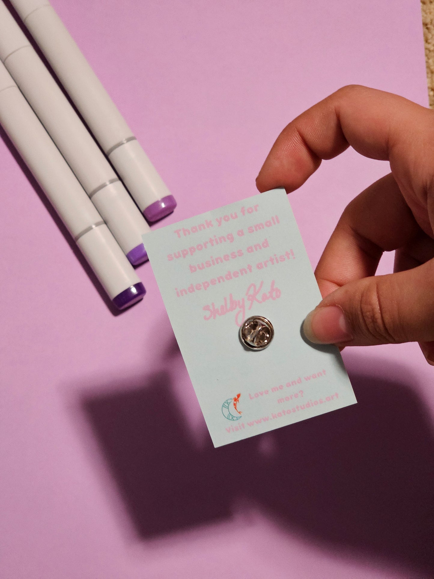Kawaii Purple Potion Pin