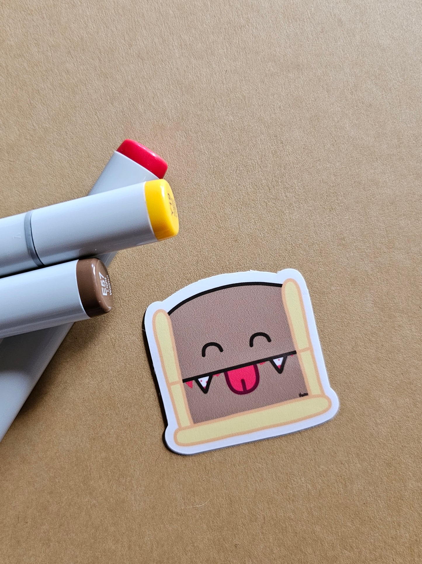 Kawaii Mimic Sticker