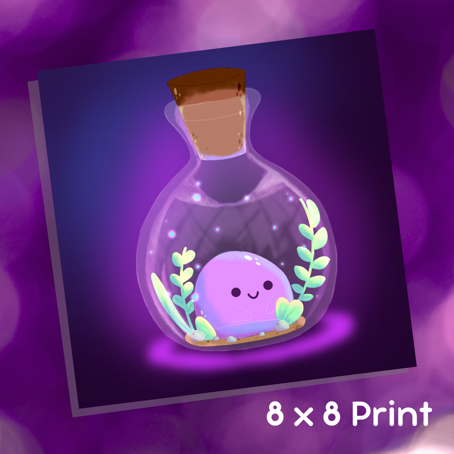 Purple Blob Print