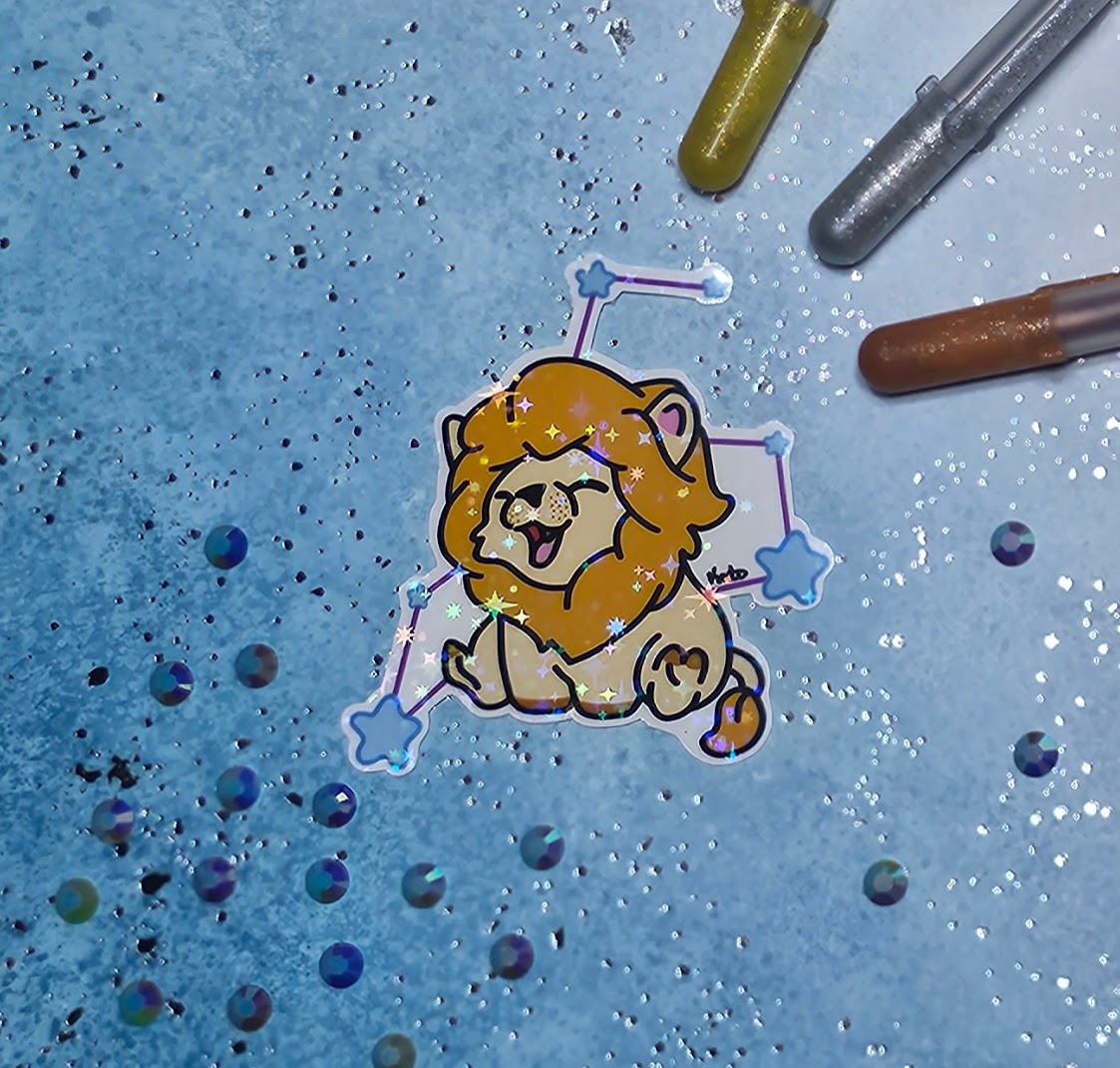 Leo the Lion Sticker