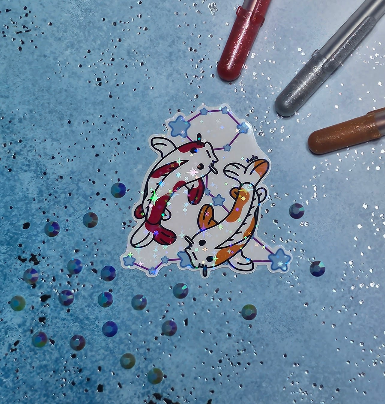 Pisces the Koi Sticker