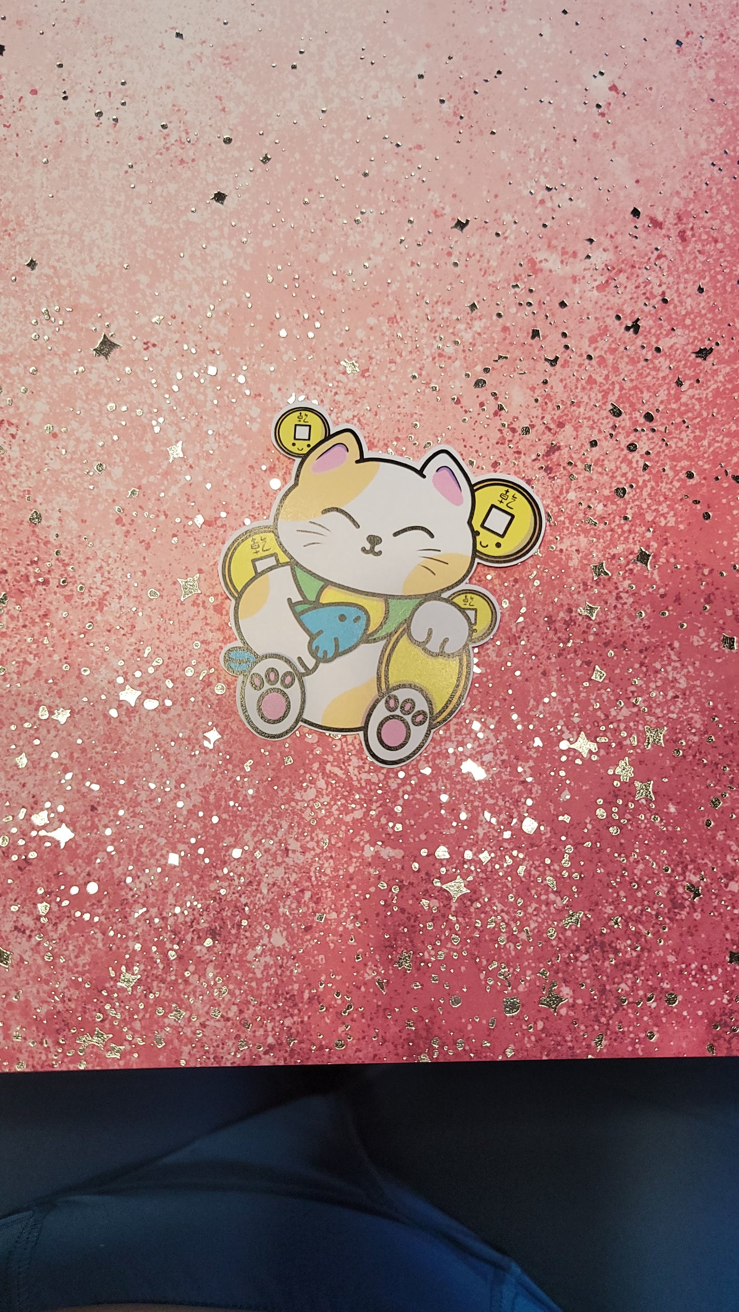 Lucky Kitty Sticker