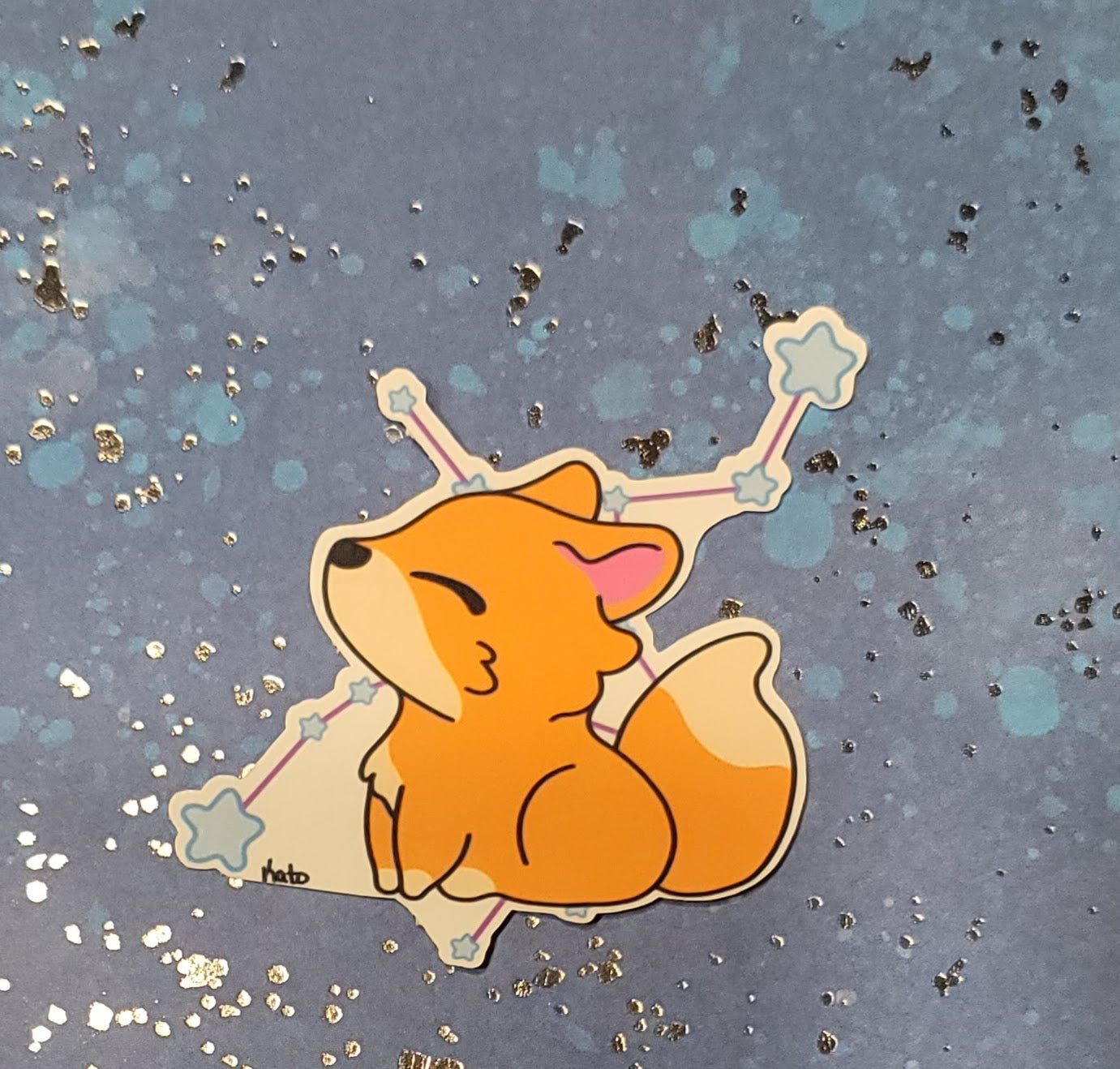 Virgo the Fox Sticker