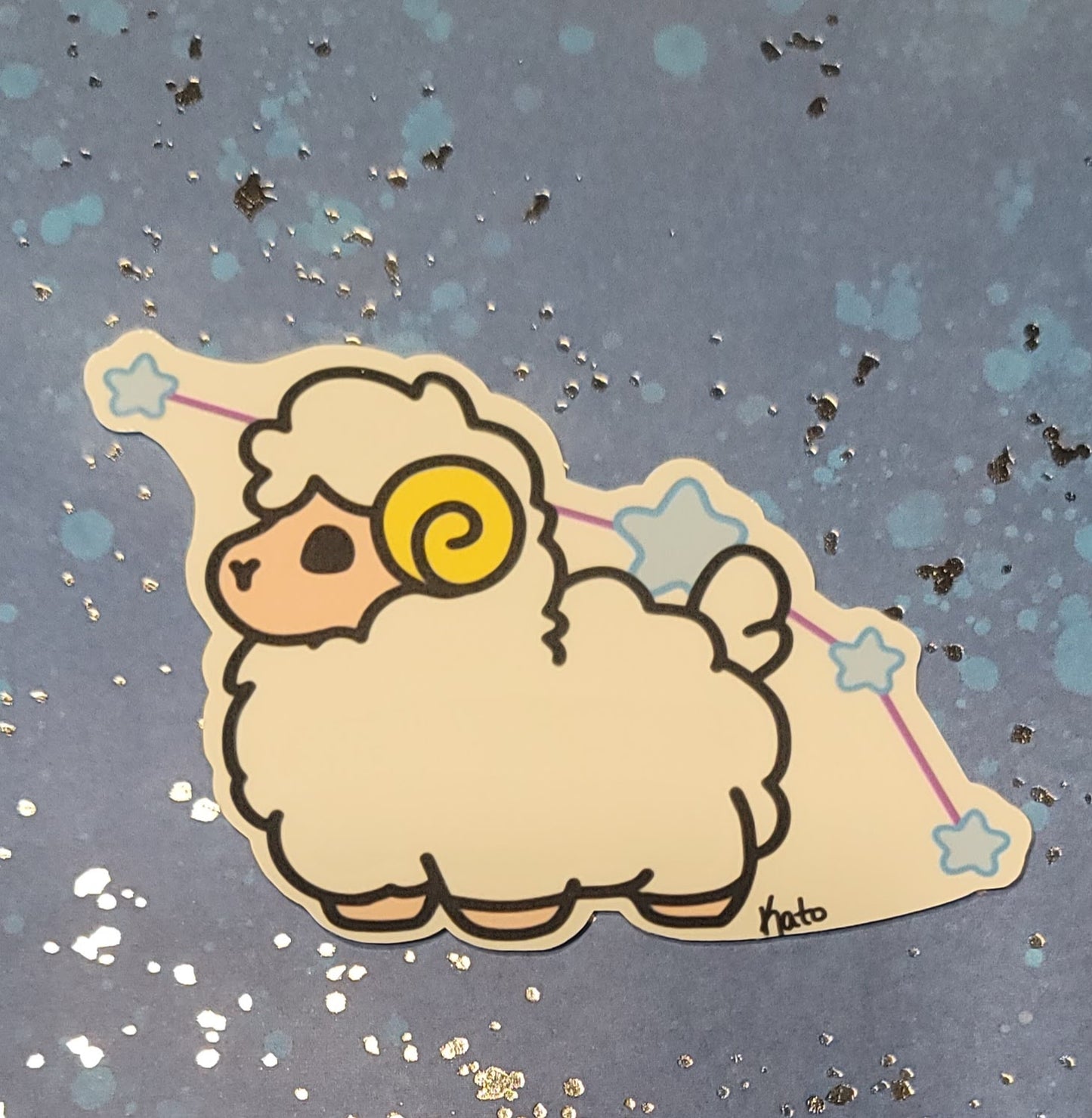Aries the Ram Sticker