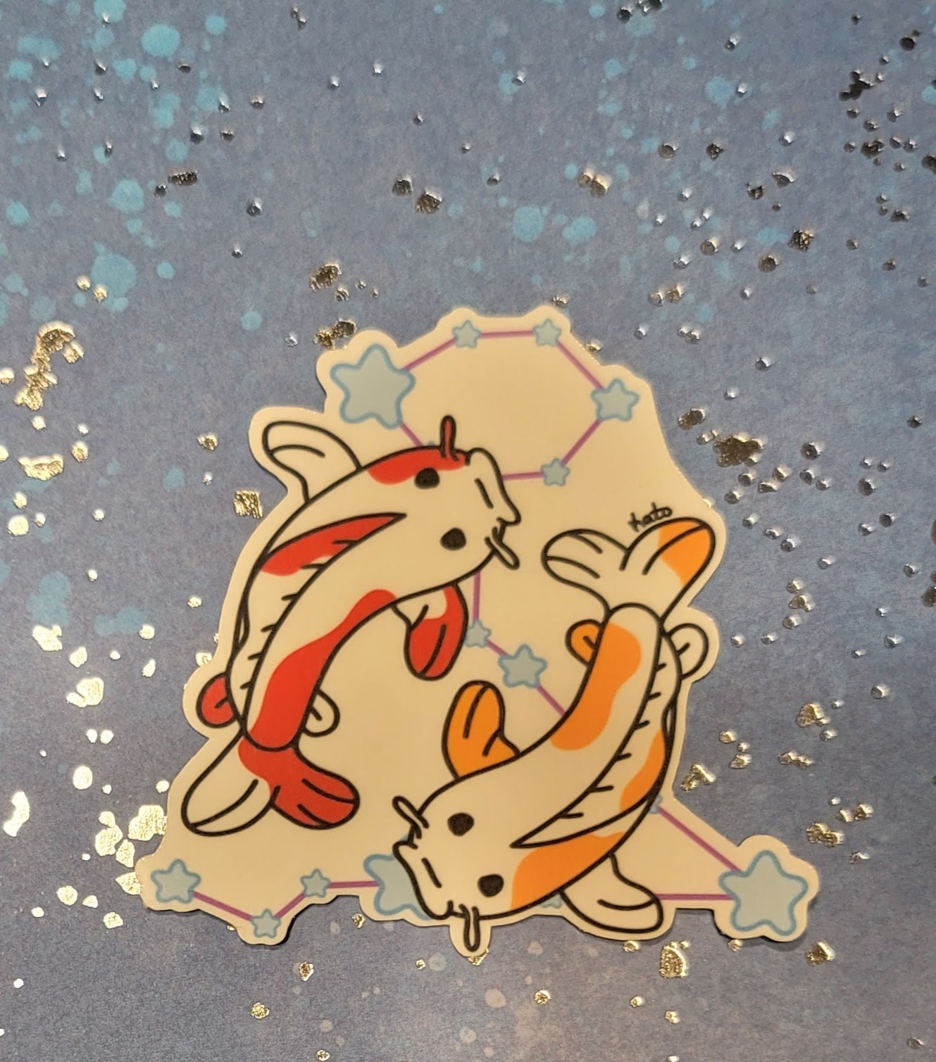 Pisces the Koi Sticker