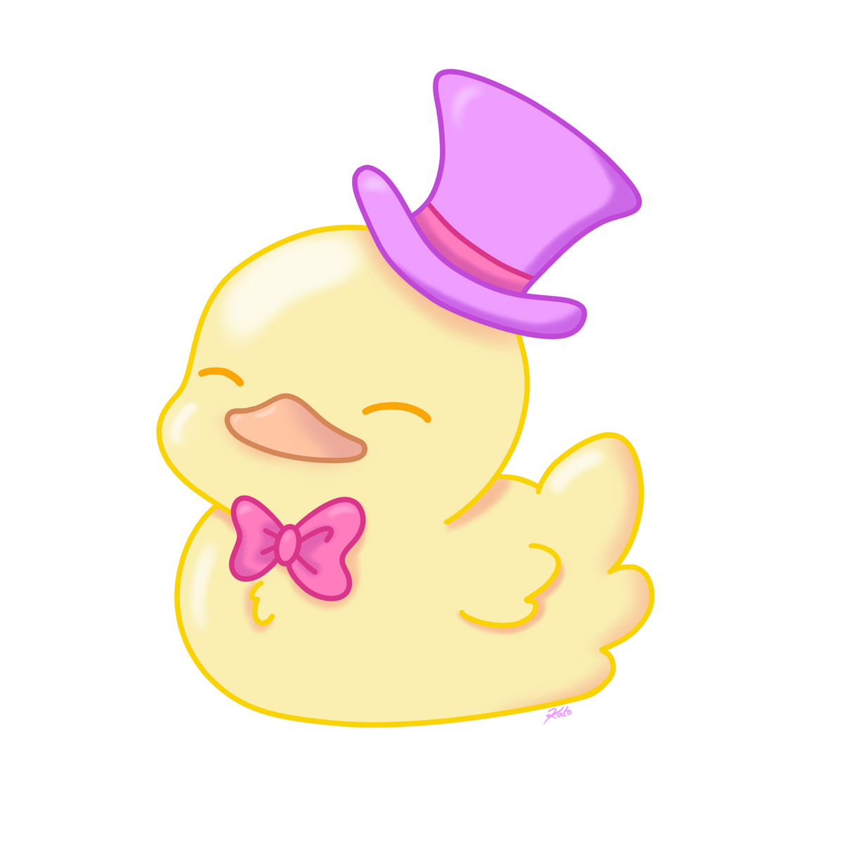 Hell's Rubber Duck Sticker