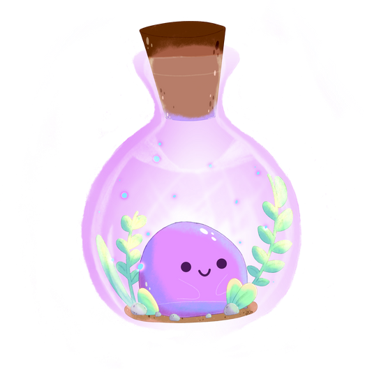 Purple Blob Sticker