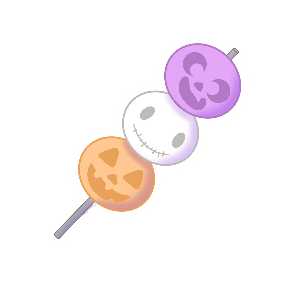 Halloween Dango Sticker