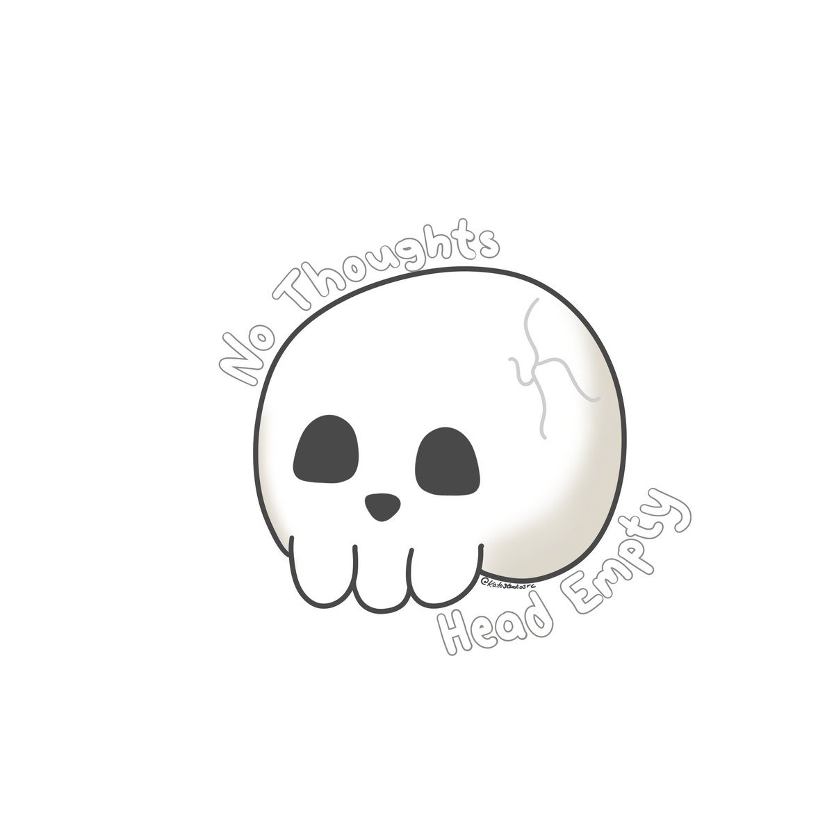 No Thoughts Skull