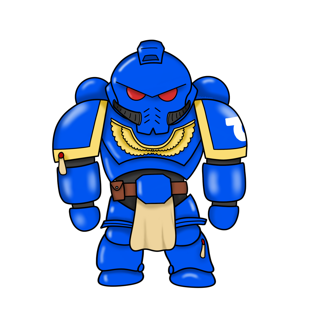 Battle Blueberry Sticker