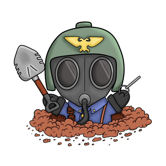 Shovel Boy Sticker