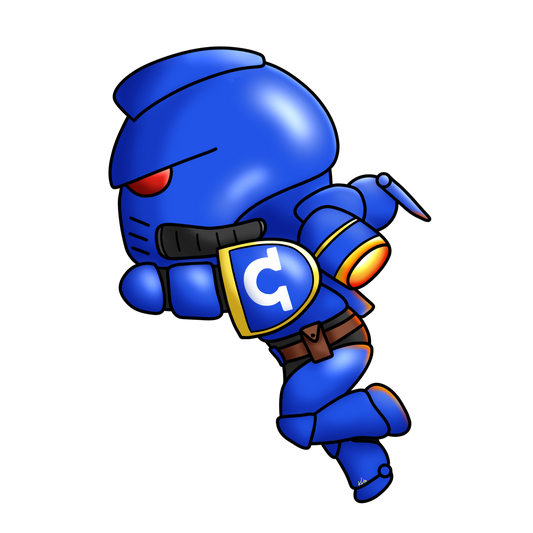 Flying Blueberry Sticker