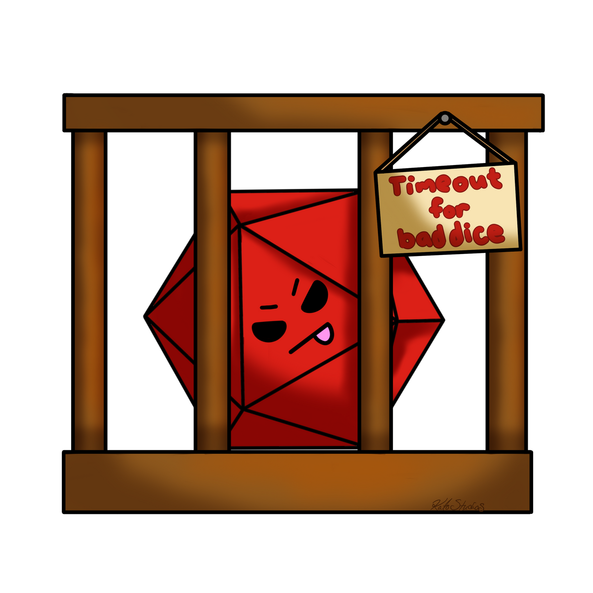Dice Jail Sticker