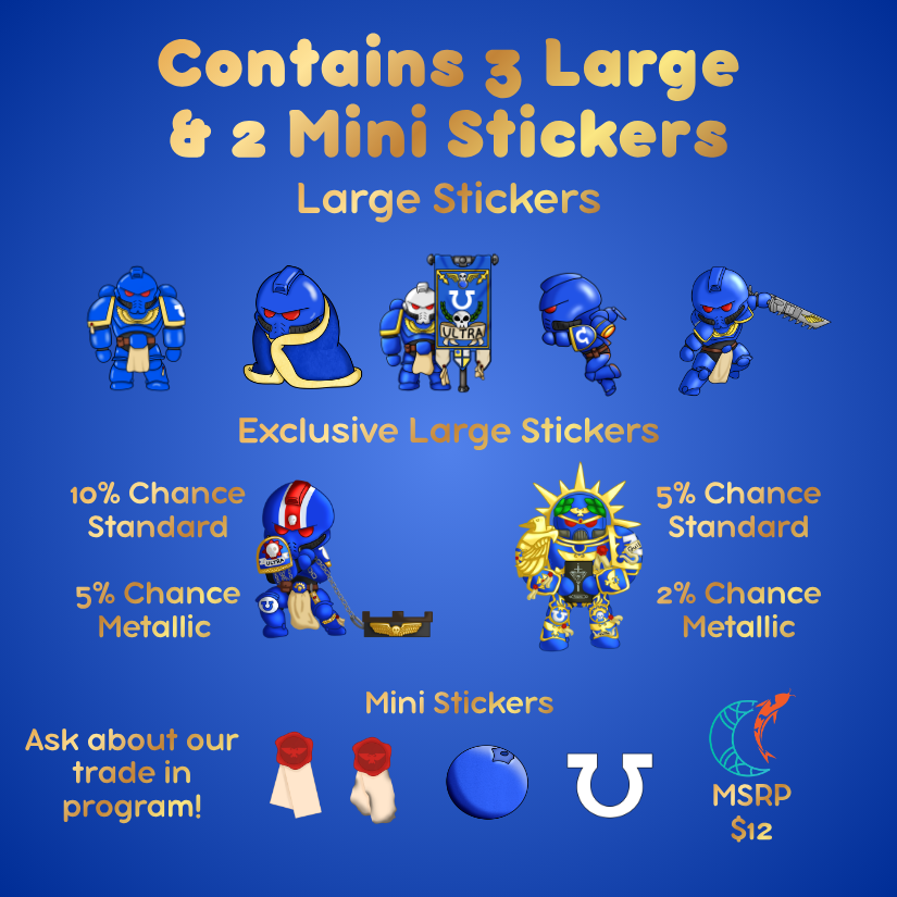 Blueberry Blind Sticker pack