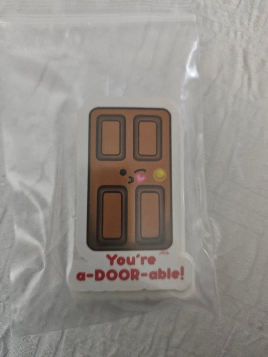 A Door Able Sticker